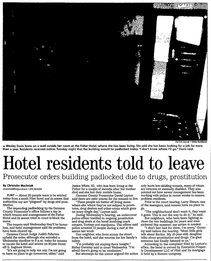 Fisher Hotel - November 2005 (newer photo)